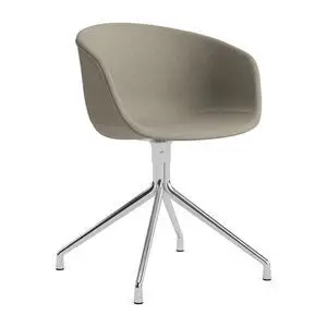 Hay - AAC21 Poleret aluminium 4-stjernet drejefod Standard glider