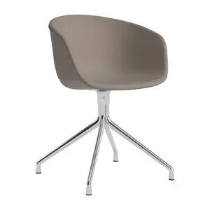 Hay - AAC21 Poleret aluminium 4-stjernet drejefod Standard glider