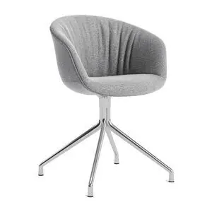 Hay - AAC21 Poleret aluminium 4-stjernet drejefod Standard glider