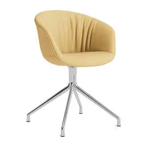 Hay - AAC21 Poleret aluminium 4-stjernet drejefod Standard glider
