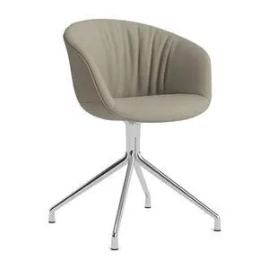 Hay - AAC21 Poleret aluminium 4-stjernet drejefod Standard glider