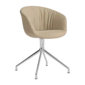 Hay - AAC21 Poleret aluminium 4-stjernet drejefod Standard glider