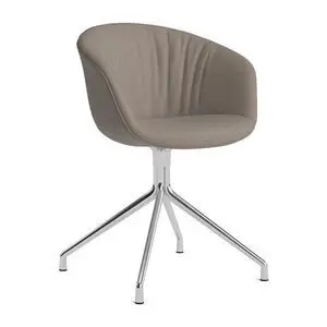 Hay - AAC21 Poleret aluminium 4-stjernet drejefod Standard glider