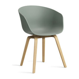 Hay - AAC22 Lacquered oak 4 leg base Standard glider - Fall green 2.0