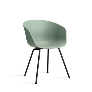 Hay - AAC26 Black powder coated steel 4 leg base Standard glider - Fall green 2.0