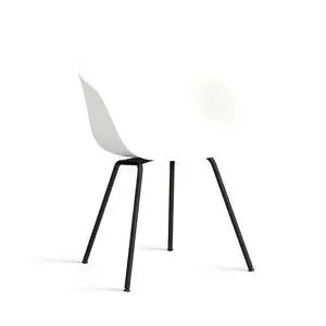 Hay - AAC26 Sort pulverlakeret stål 4-benet fod Standard glider - Hvid 2.0
