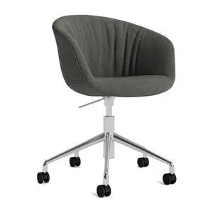 Hay - AAC53 Poleret aluminium 5-stjernet drejelig gaslift Hjulbase