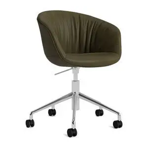 Hay - AAC53 Poleret aluminium 5-stjernet drejelig gaslift Hjulbase