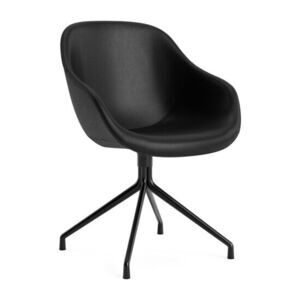 Hay - AAC121 Black powder coated aluminium 4 star swivel base Standard glider - Black