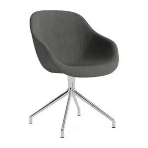 Hay - AAC121 Poleret aluminium 4-stjernet drejefod Standard glider