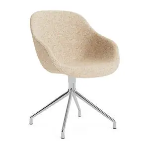 Hay - AAC121 Poleret aluminium 4-stjernet drejefod Standard glider