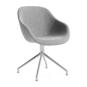 Hay - AAC121 Poleret aluminium 4-stjernet drejefod Standard glider