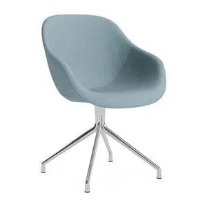 Hay - AAC121 Poleret aluminium 4-stjernet drejefod Standard glider