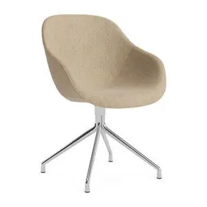 Hay - AAC121 Poleret aluminium 4-stjernet drejefod Standard glider