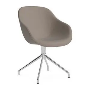 Hay - AAC121 Poleret aluminium 4-stjernet drejefod Standard glider