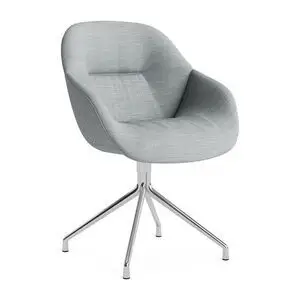 Hay - AAC121 Poleret aluminium 4-stjernet drejefod Standard glider