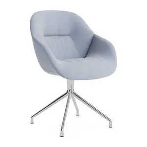 Hay - AAC121 Poleret aluminium 4-stjernet drejefod Standard glider
