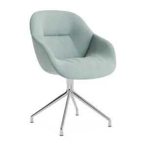 Hay - AAC121 Poleret aluminium 4-stjernet drejefod Standard glider