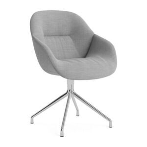 Hay - AAC121 Poleret aluminium 4-stjernet drejefod Standard glider