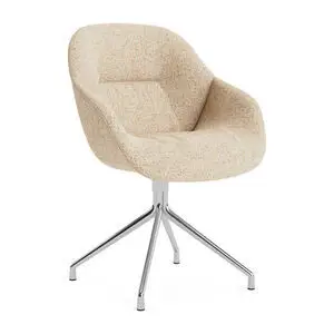 Hay - AAC121 Poleret aluminium 4-stjernet drejefod Standard glider
