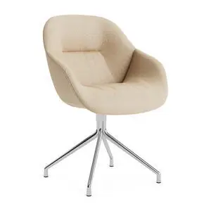 Hay - AAC121 Poleret aluminium 4-stjernet drejefod Standard glider