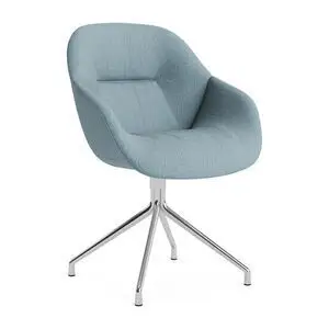 Hay - AAC121 Poleret aluminium 4-stjernet drejefod Standard glider