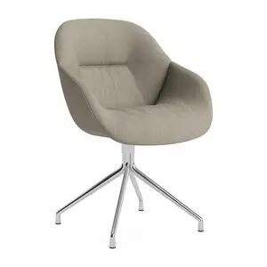 Hay - AAC121 Poleret aluminium 4-stjernet drejefod Standard glider