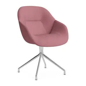 Hay - AAC121 Poleret aluminium 4-stjernet drejefod Standard glider
