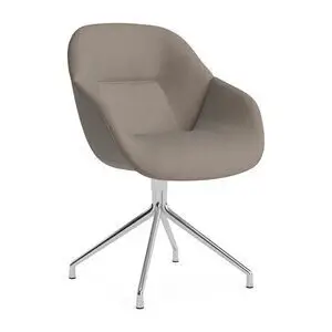 Hay - AAC121 Poleret aluminium 4-stjernet drejefod Standard glider