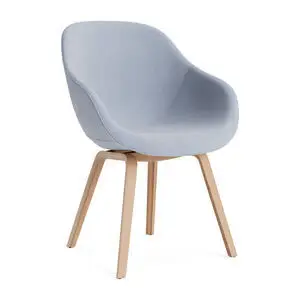 Hay - AAC123 Lakeret egetræsfiner 4-benet fodsæt Standard glider