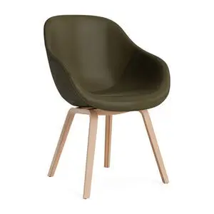 Hay - AAC123 Lakeret egetræsfiner 4-benet fodsæt Standard glider