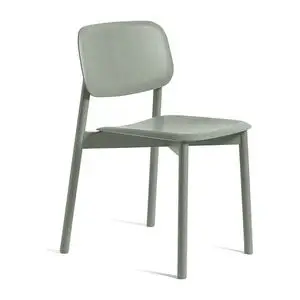 Hay - Soft Edge60 Støvet grønlakeret massiv eg 4-benet fod Standard glider - Støvet grøn