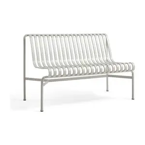 Hay - Palissade Dining Bench w/o. armrest - Sky grey