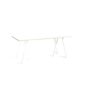 Hay - Loop Stand Table White powder coated steel frame - White
