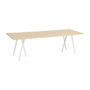 Hay - Loop Stand Table Hvid pulverlakeret stålramme - Hvid