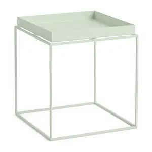 Hay - Tray Table Powder coated steel base - Soft mint