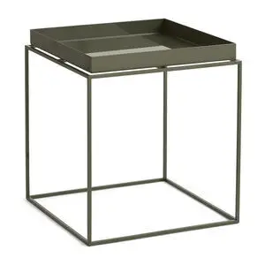 Hay - Tray Table Powder coated steel base - Olive green