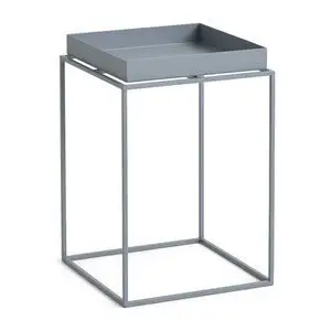 Hay - Tray Table Powder coated steel base - Pigeon blue