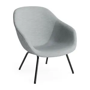 Hay - AAL87 Sort pulverlakeret stål 4-benet fod Standard glider - Sort