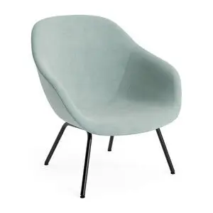 Hay - AAL87 Sort pulverlakeret stål 4-benet fod Standard glider - Sort