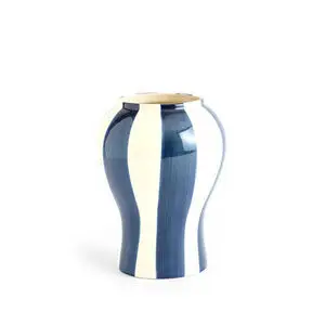 Hay - Sobremesa Stripe Vase - Dark blue