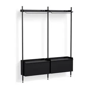 Hay - Pier System 1002 2 søjler - PS Sort