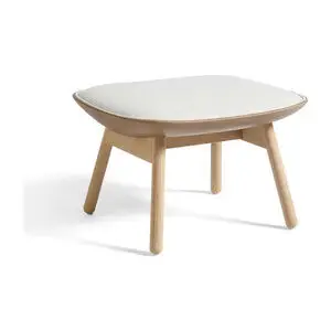Hay - Uchiwa Ottoman Lacquered oak base - Oak