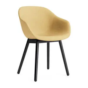 Hay - AAC213 Stol Sortlakeret egetræsstel Standard glider - Sort