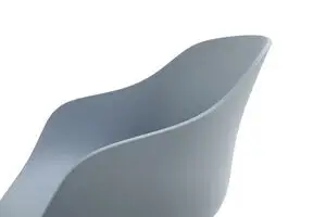 Hay - AAC220 Stol Poleret alu 4-stjernet drejefod Standard glider - Skiferblå 2.0