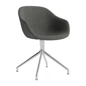Hay - AAC221 Stol Poleret alu 4-stjernet drejefod Standard glider