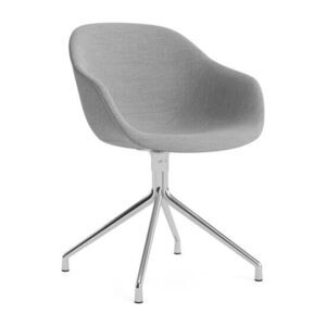 Hay - AAC221 Stol Poleret alu 4-stjernet drejefod Standard glider