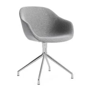 Hay - AAC221 Stol Poleret alu 4-stjernet drejefod Standard glider