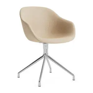 Hay - AAC221 Stol Poleret alu 4-stjernet drejefod Standard glider