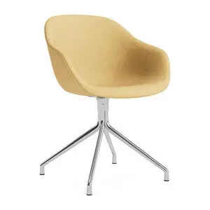 Hay - AAC221 Stol Poleret alu 4-stjernet drejefod Standard glider
